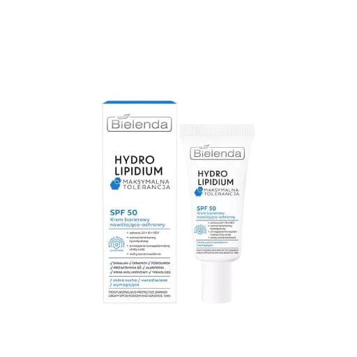 Bielenda HYDRO LIPIDIUM MAXIMUM TOLERANCE Moisturizing and protective barrier cream SPF50 30ml