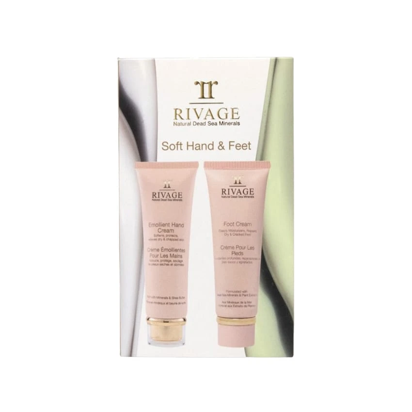 Rivage Soft Hand & Feet 2-piece gift set intensive hand & foot hydration & protection 100ml x2
