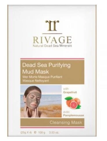 Rivage Dead Sea Purifying Mud Mask Sachets 25 g X 4 - 100 Grams