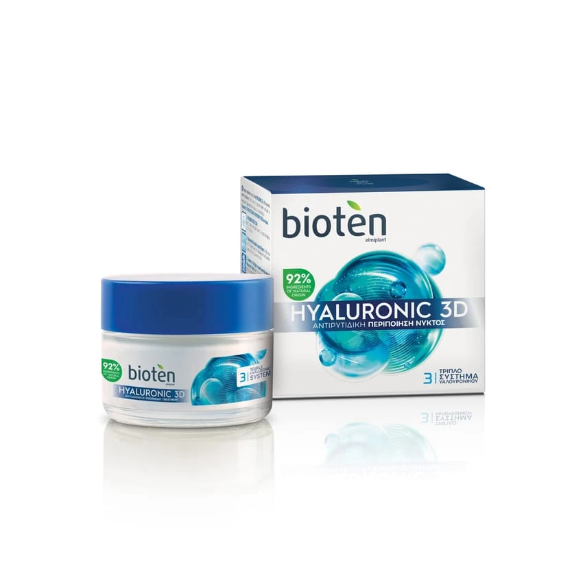 BIOTEN NIGHT CREAM HYALURON 3D 50ML