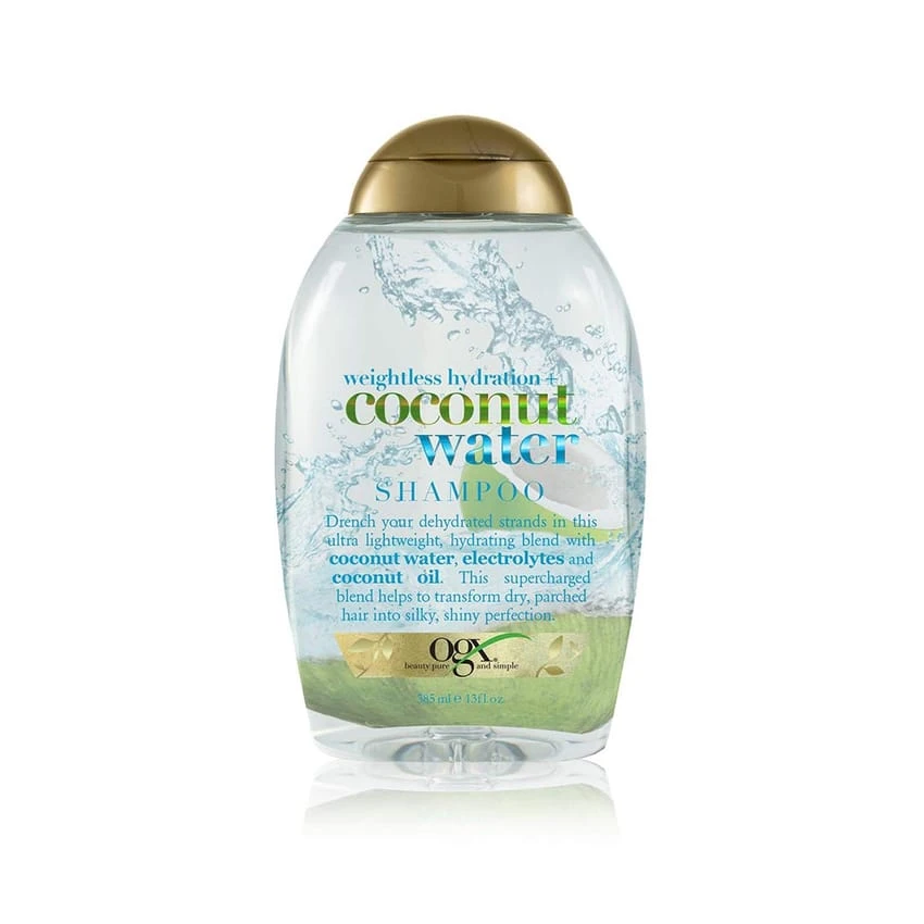 شامبو OGX Weightless Hydration بماء جوز الهند 385 مل
