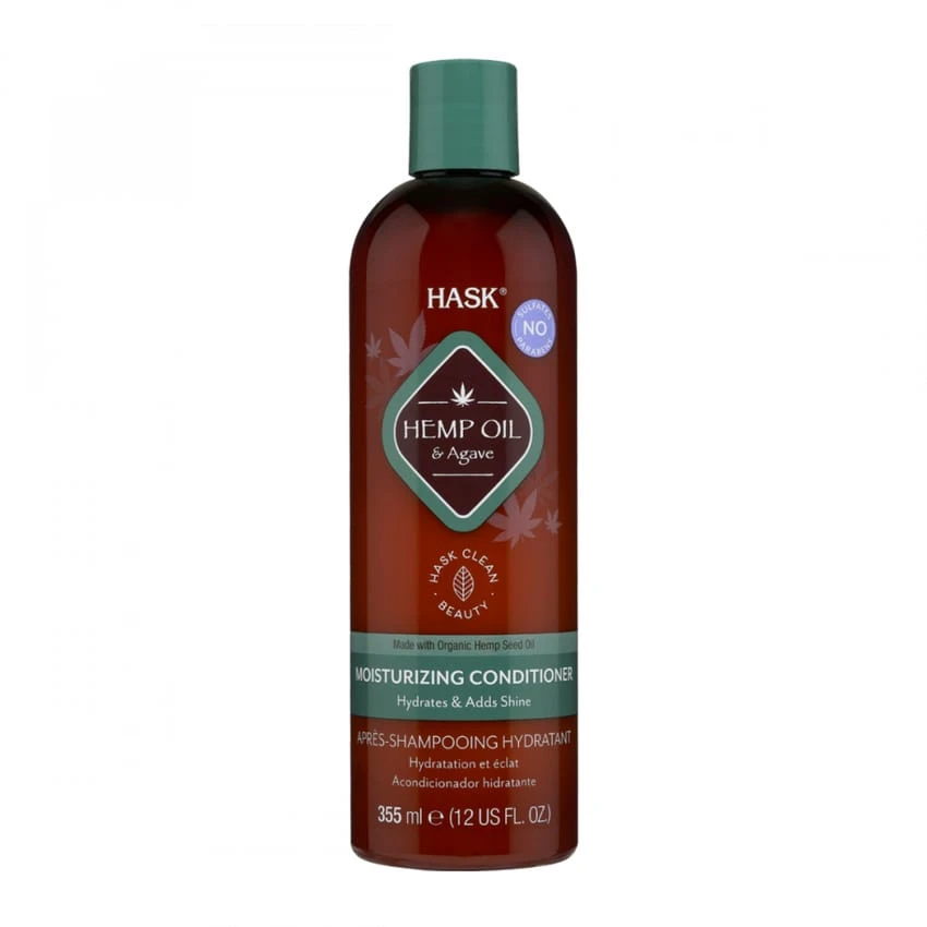 HASK Beauty HEMP Shampoo and Conditioner for all hair types, color safe, gluten free, sulfate free, paraben free 355ml