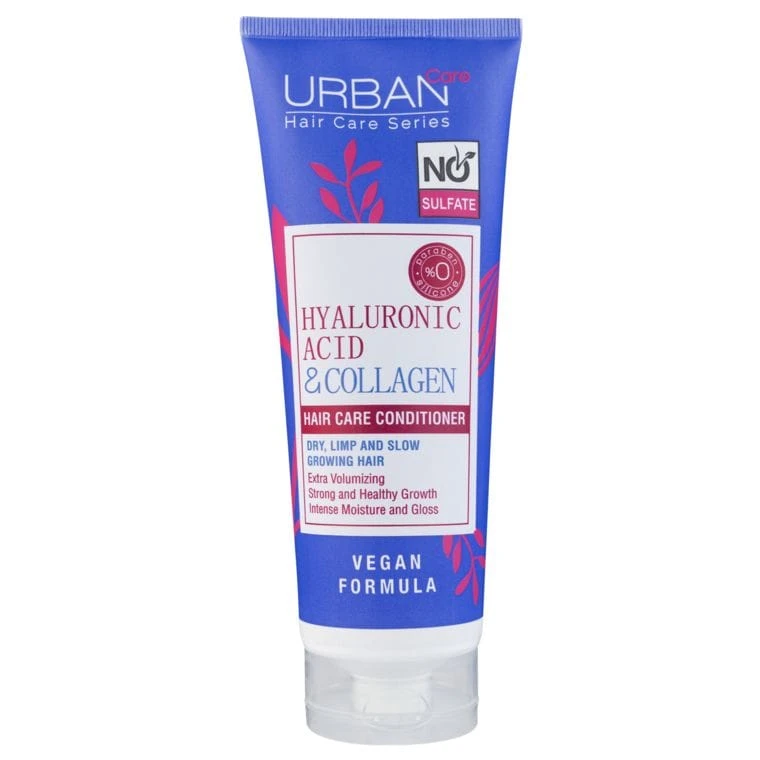 Conditioner for Dry and Limp Hair URBAN CARE Hyaluronic Acid & Collagen 250ml