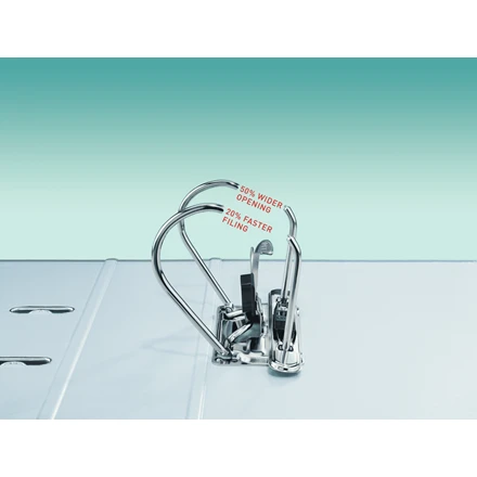 ملف صندوقي من Leitz 180° LAF مغلف بالبلاستيك بعرض 80 مم