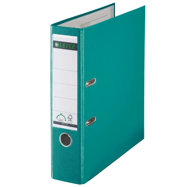 ملف صندوقي من Leitz 180° LAF مغلف بالبلاستيك بعرض 80 مم