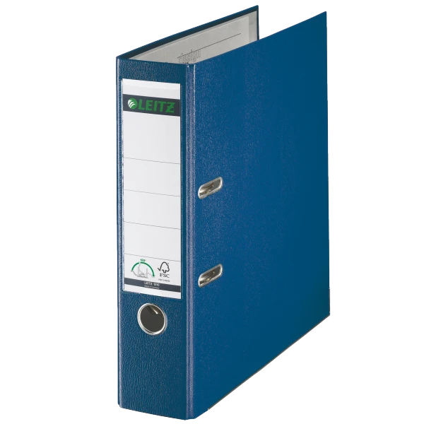 ملف صندوقي من Leitz 180° LAF مغلف بالبلاستيك بعرض 80 مم