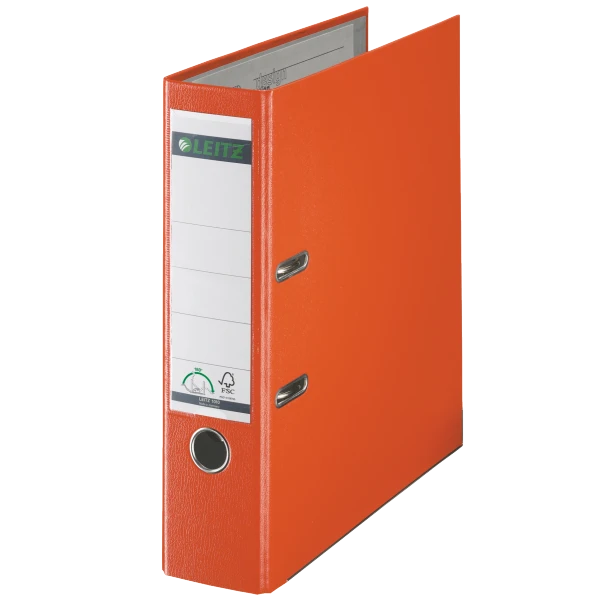 ملف صندوقي من Leitz 180° LAF مغلف بالبلاستيك بعرض 80 مم
