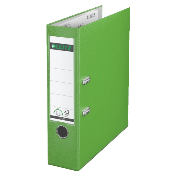 ملف صندوقي من Leitz 180° LAF مغلف بالبلاستيك بعرض 80 مم