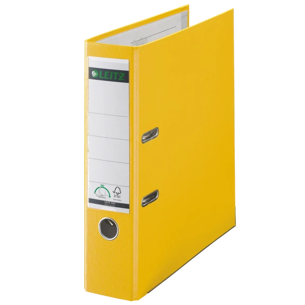 ملف صندوقي من Leitz 180° LAF مغلف بالبلاستيك بعرض 80 مم