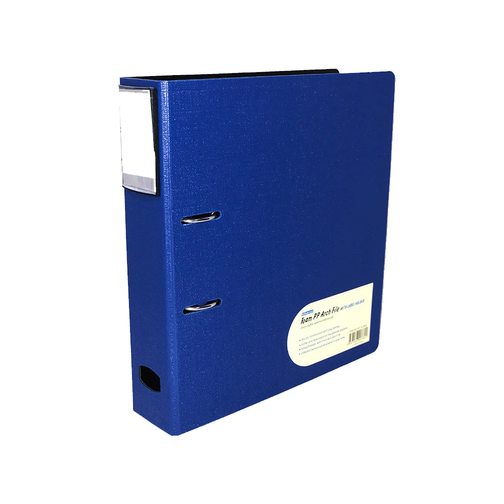 Bindermax HD Foam PP Plastic LAF Box File 80mm  Wide Spine