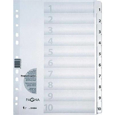 فاصلات PAGNA 1-10 - بيضاء