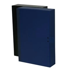 صندوق أرشيف من مادة PVC من Bassile مع مشبك وغطاء 37x24x7.5 سم