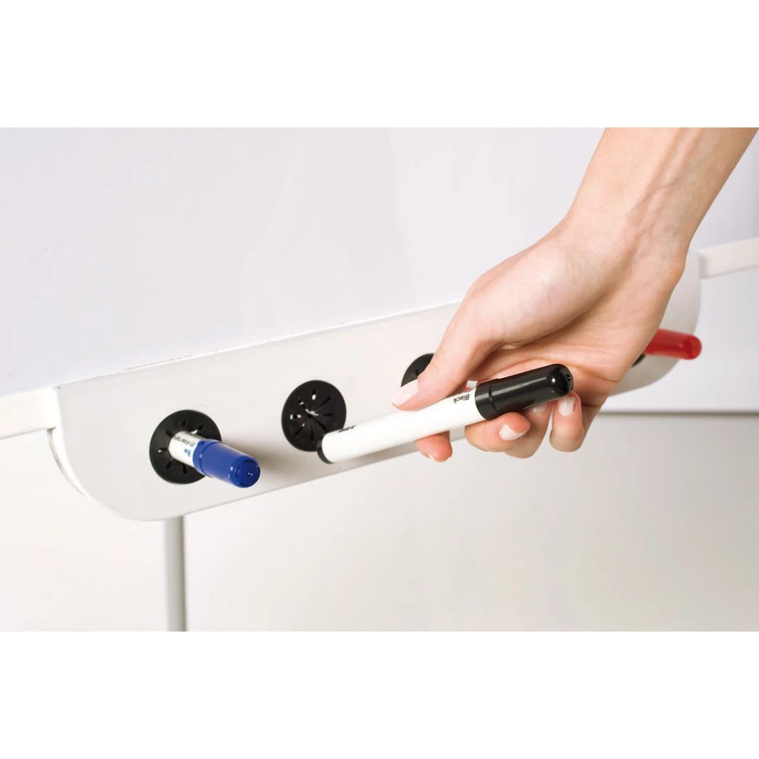 Bi-Office Whiteboard & Flip Chart Station Easel 70x100cm