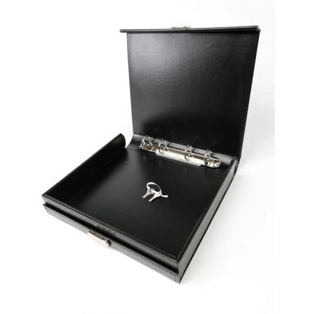 Leuchtturm OPTIMA Classic Box Album with Lock 25x27 cm - Black
