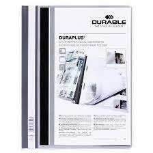 مجلد Duraplus A4 شفاف ومتين وعريض للغاية