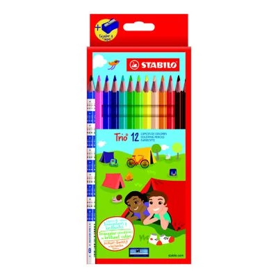 Stabilo Trio 12 Coloring Pencils