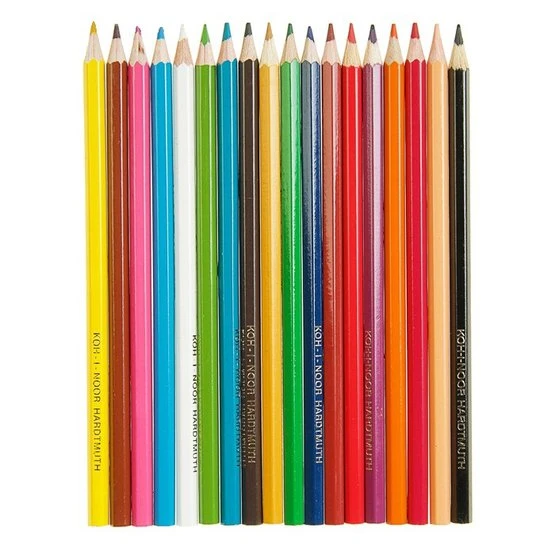أقلام تلوين 7 Wonders من KOH-I-NOOR - عبوة من 24 قطعة