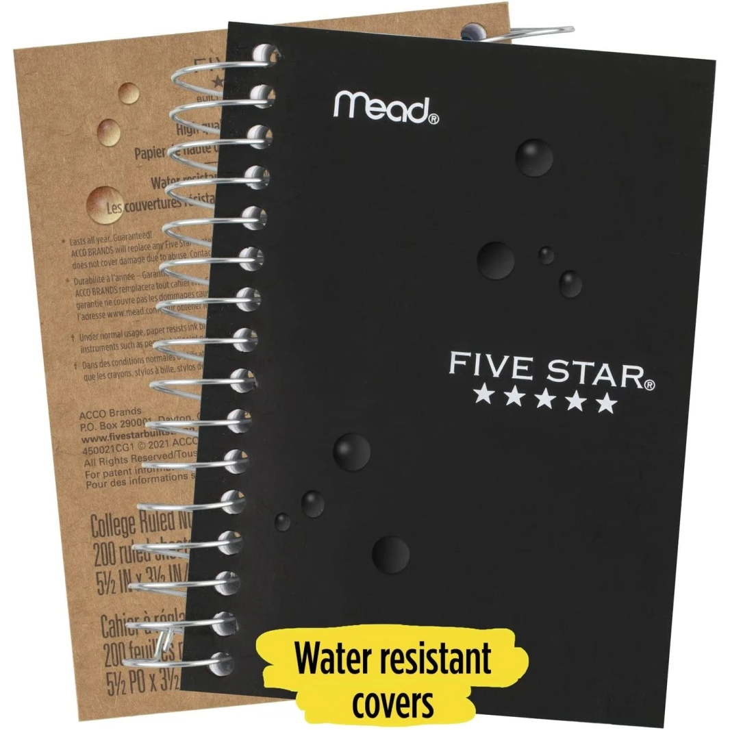 دفتر ملاحظات Mead Five Star Fat Lil' Spiral
