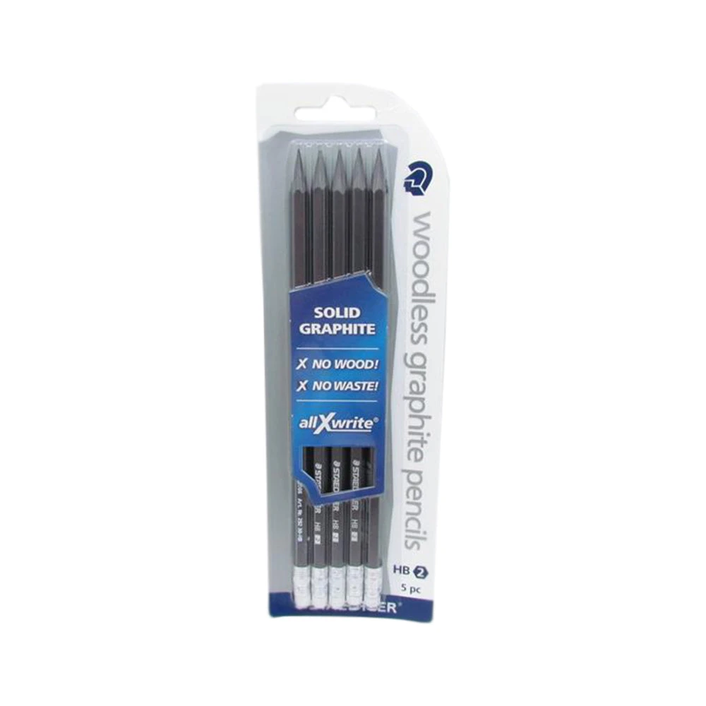أقلام رصاص جرافيت خالية من الخشب من Staedtler allXwrite / عبوة من 5 قطع