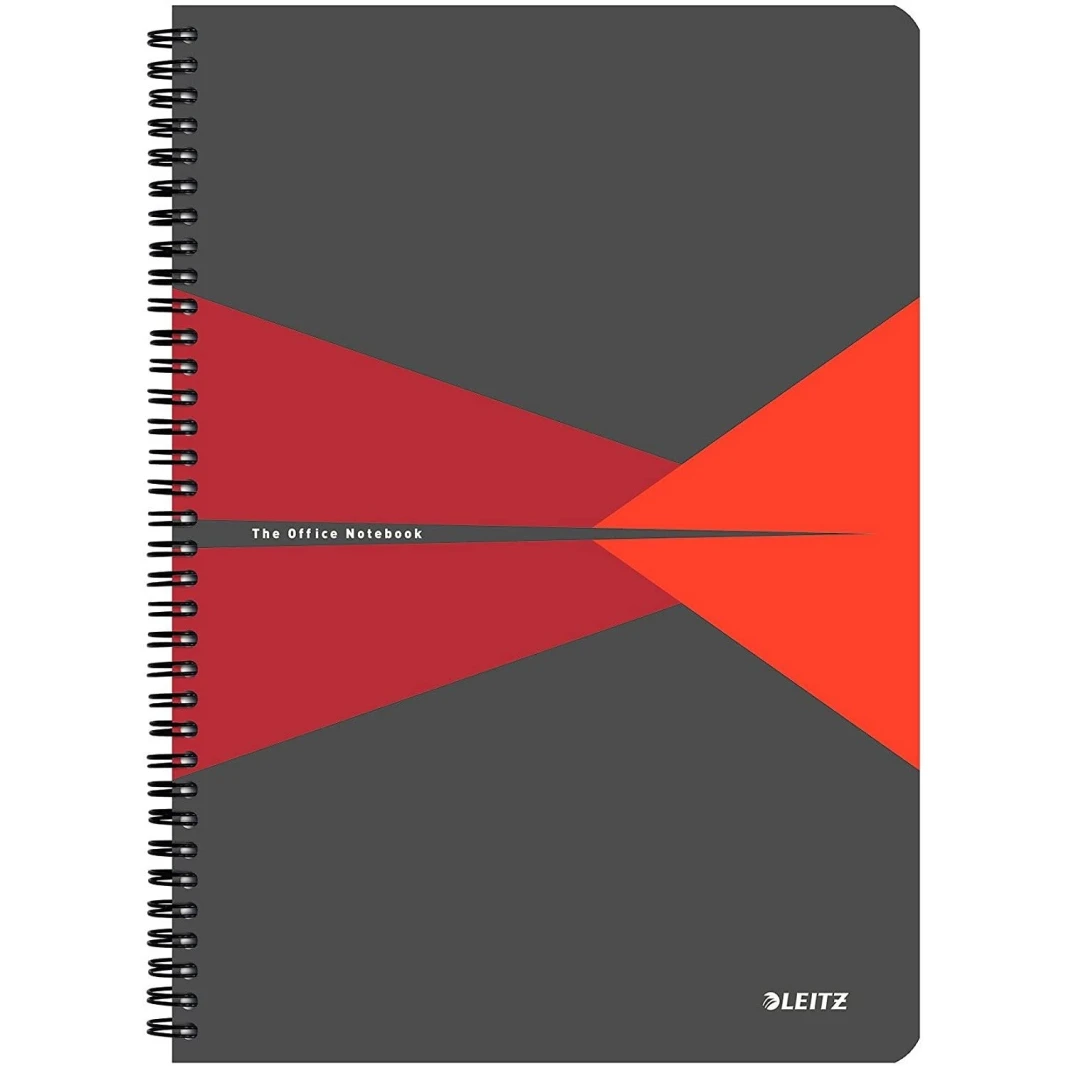 Leitz Spiral Notebook College Ruled 90 Sheets Carton Cover A4
