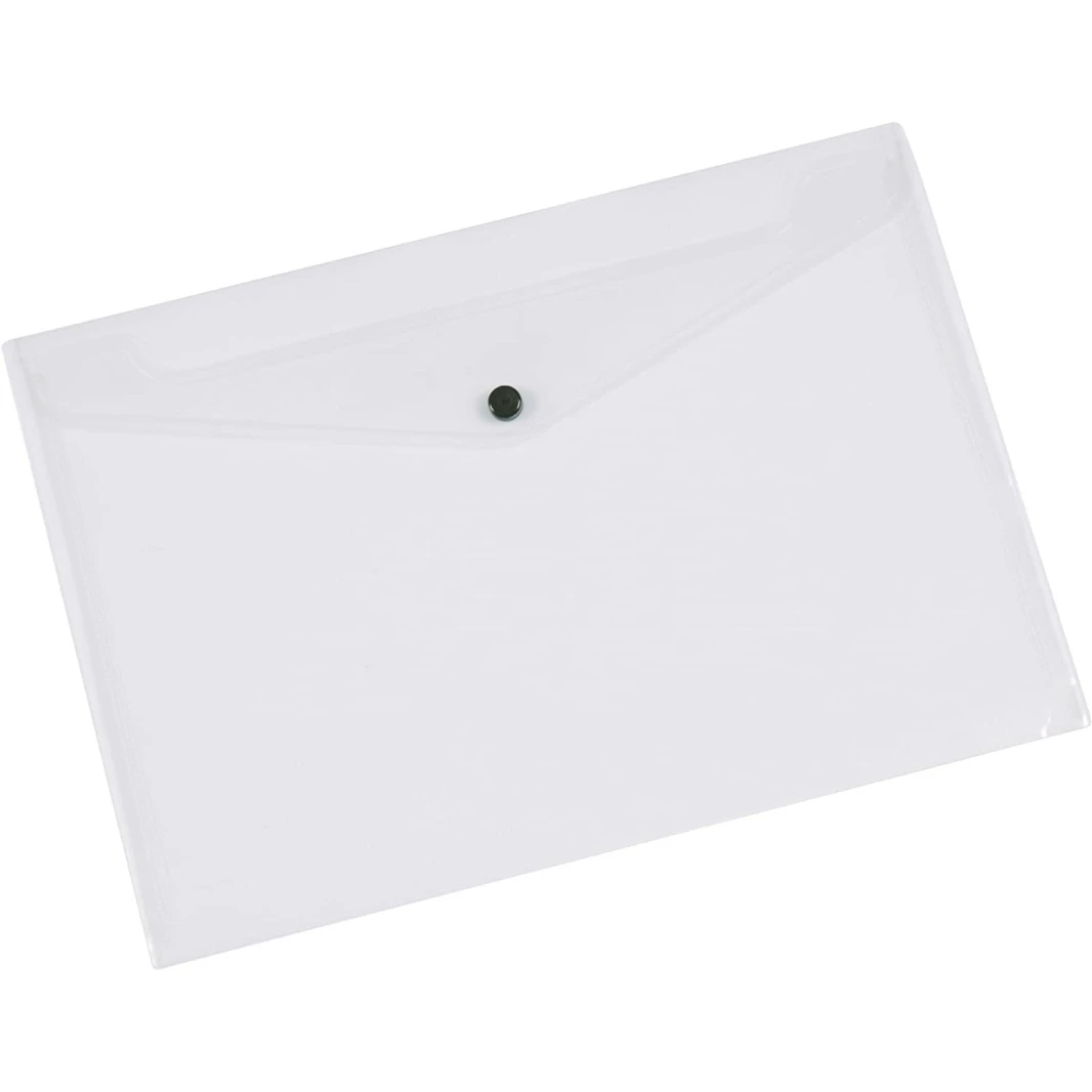 Bindermax Transparent Button Wallet A4