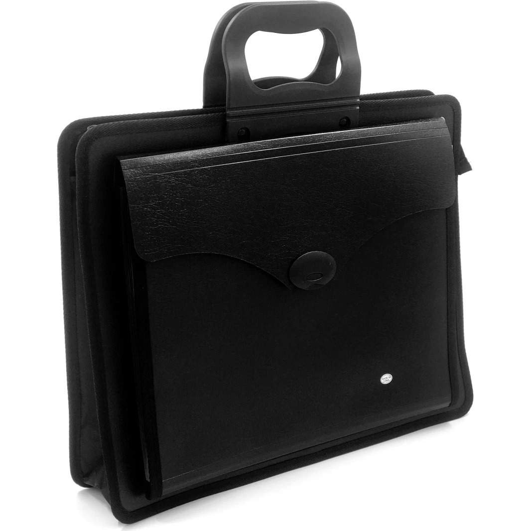 Usign Zipper Bag Briefcase + Expanding Pocket & Shoulder Strap 39x32 cm
