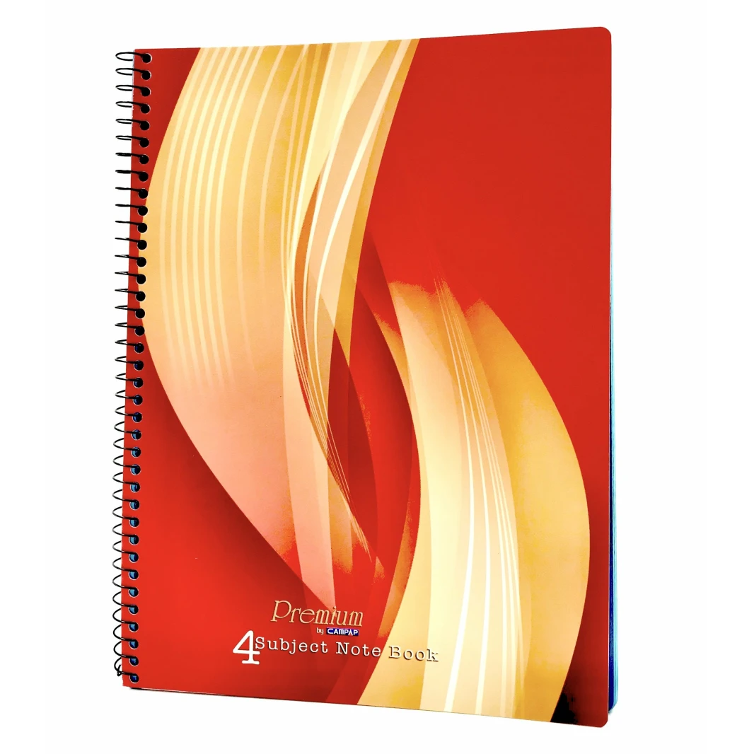 CampAp Premium 4 Subject Notebook 60 GSM - A4
