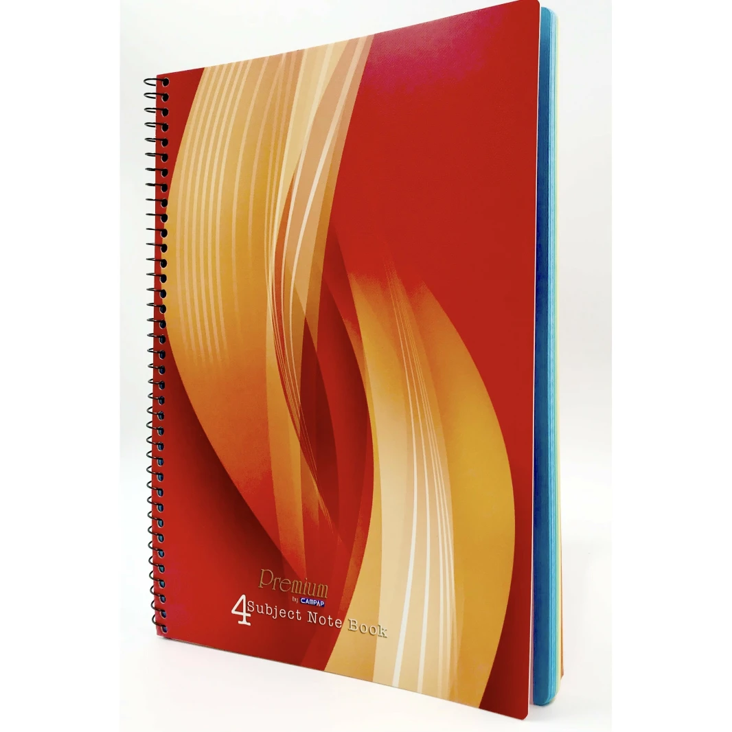 CampAp Premium 4 Subject Notebook 60 GSM - A4
