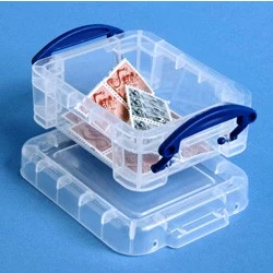 صندوق تخزين بلاستيكي Really Useful Boxes®، سعة 0.07 لتر