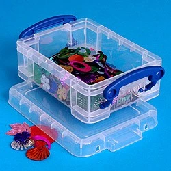 صندوق تخزين بلاستيكي Really Useful Boxes® سعة 0.2 لتر