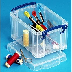 صندوق تخزين بلاستيكي Really Useful Boxes® سعة 1.60 لتر