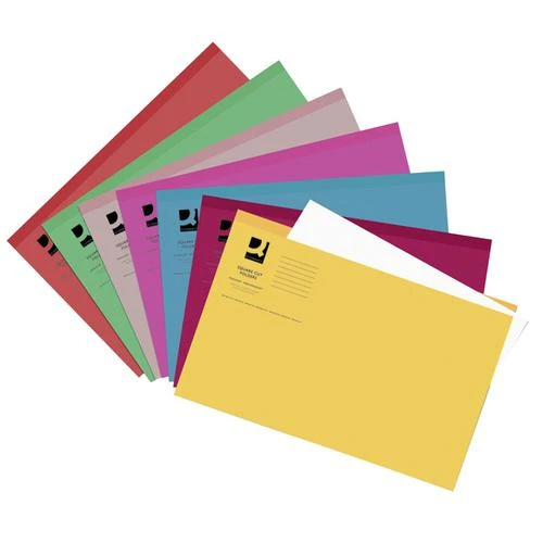 مجلدات ملفات مربعة من Rexel Banner Manila مقاس 180 جرامًا من Foolscap - عبوة من 100 مجلد