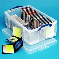 صندوق تخزين بلاستيكي Really Useful Boxes® سعة 50 لترًا