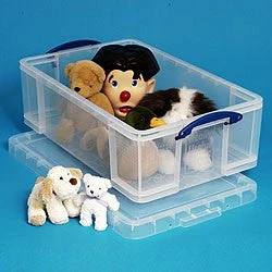 صندوق تخزين بلاستيكي Really Useful Boxes® سعة 50 لترًا