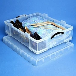 صندوق تخزين بلاستيكي Really Useful Boxes® سعة 70 لترًا