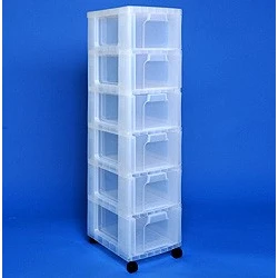 Really Useful Boxes® Storage Tower with 6x12 Liter Darwers