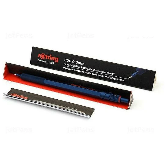 NEW Rotring 600 Metal Body Drafting Mechanical Pencil 0.5mm - Silver