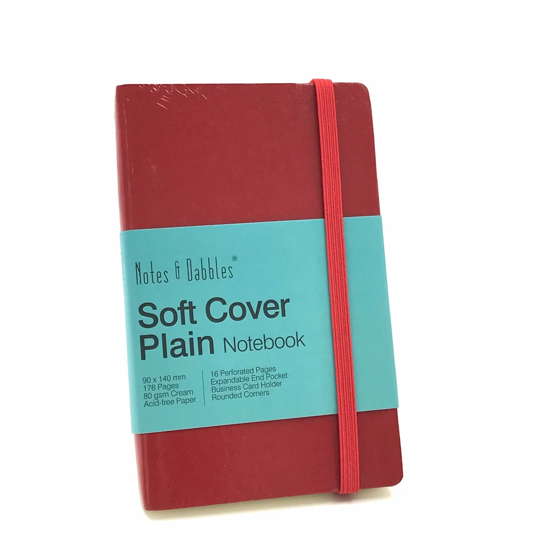 دفتر ملاحظات عادي من مجموعة Notes & Dabbles Vintage ذو غلاف ناعم - مقاس A6