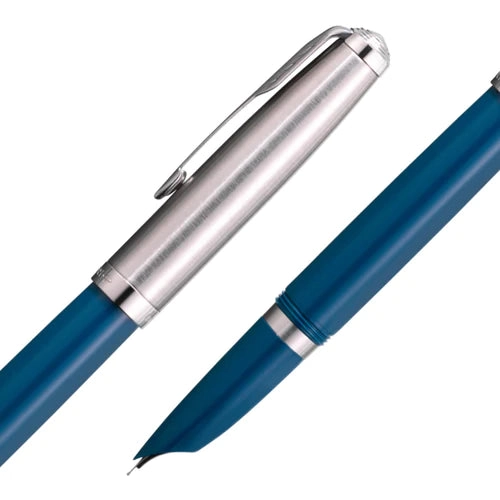قلم حبر باركر 21 Vintage Aerometric Blue CT - بحالة ممتازة