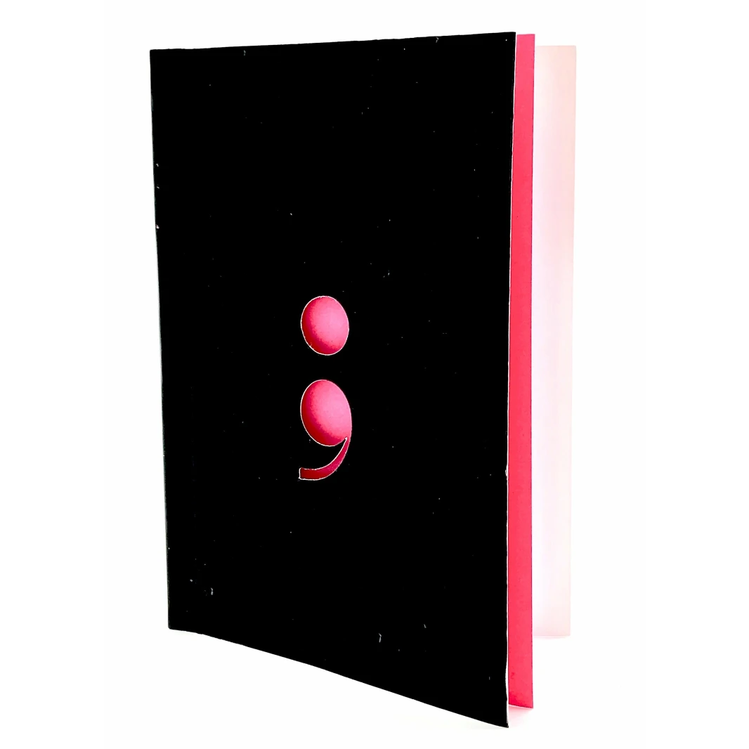 دفتر ملاحظات Inspira Punctuation A6 غلاف ورقي سادة 96 ورقة