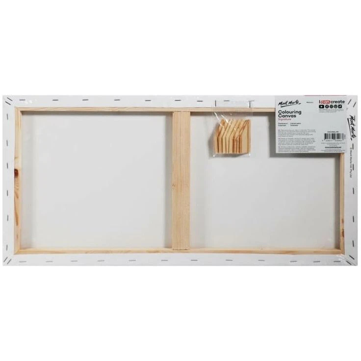 Mont Marte Signature Coloring Canvas - 30x60cm