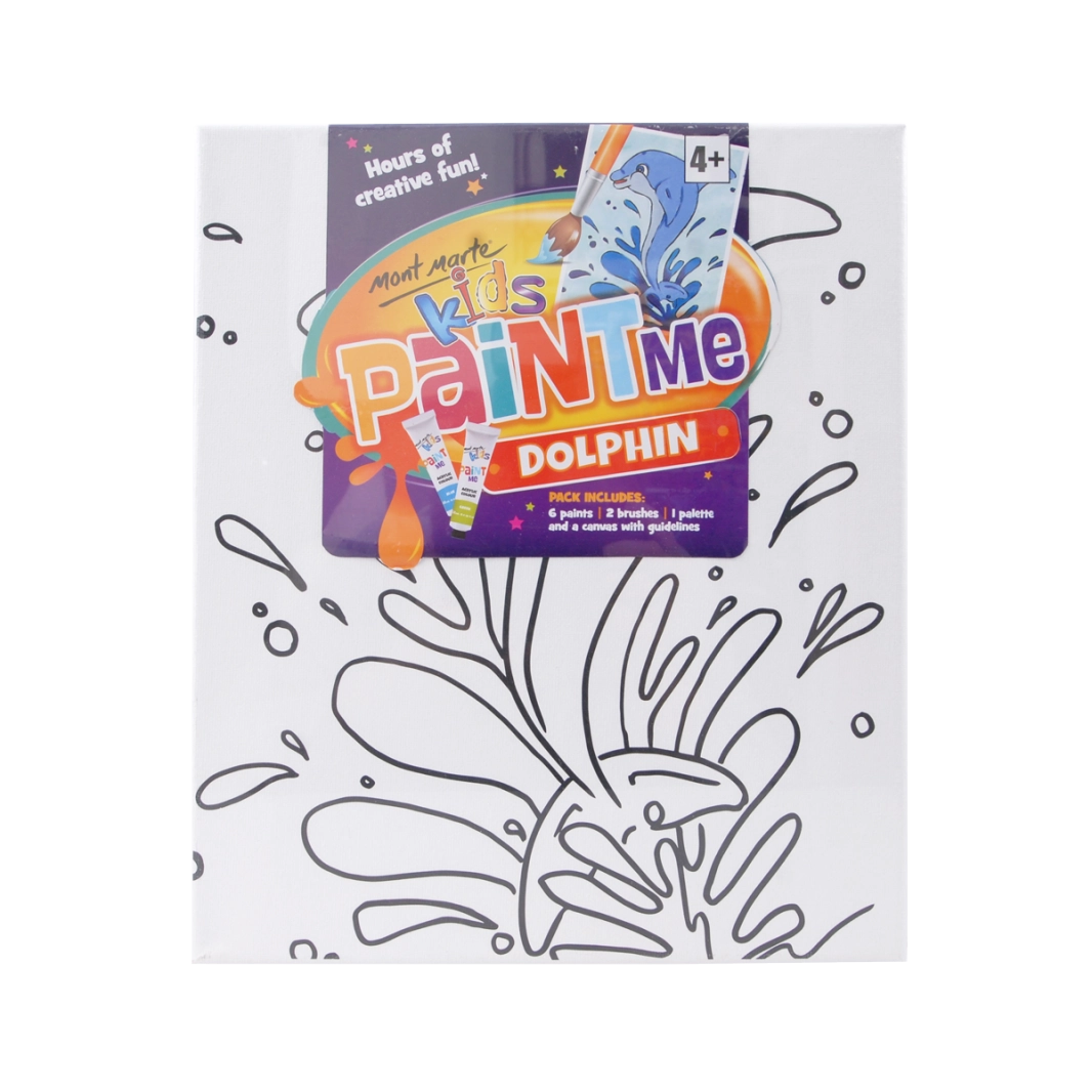 مجموعة ألوان تلوين Paint Me للأطفال من Mont Marte + ألوان أكريليك