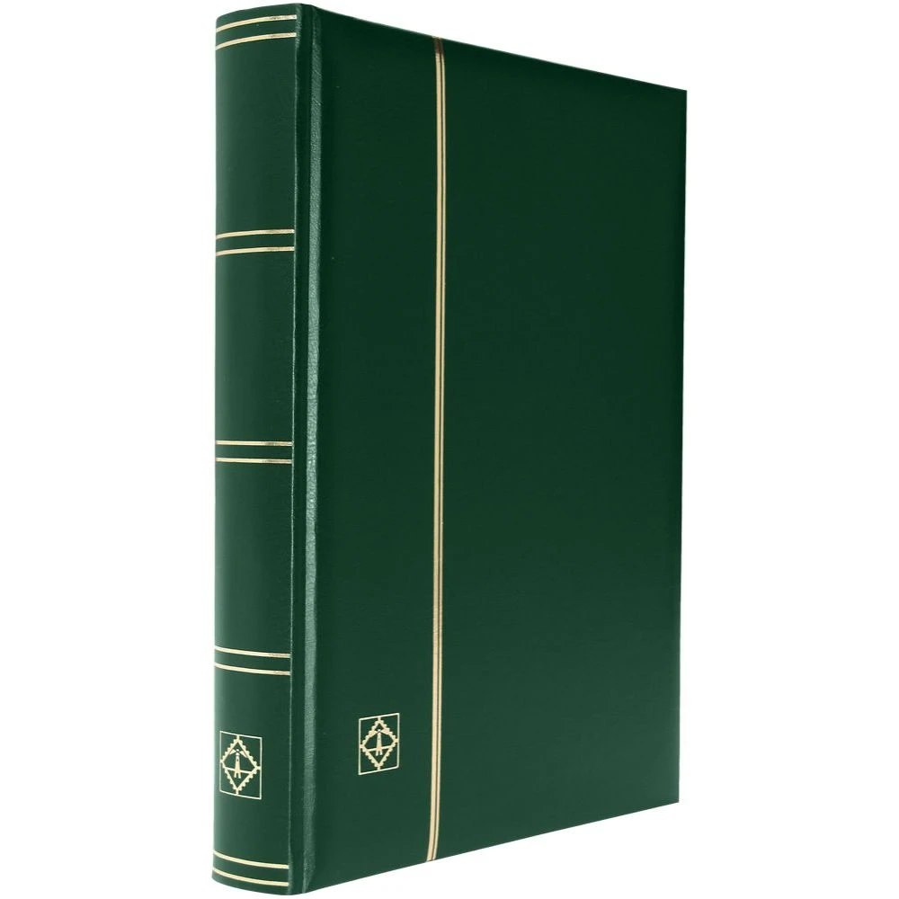 ألبوم طوابع مبطن جديد من Leuchtturm Comfort Stockbook، 48 صفحة، أبيض - مقاس A4