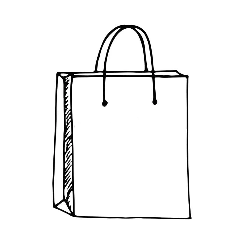 حقيبة هدايا مطبوعة متوسطة الحجم 33x26x13 سم - مناسبات متنوعة