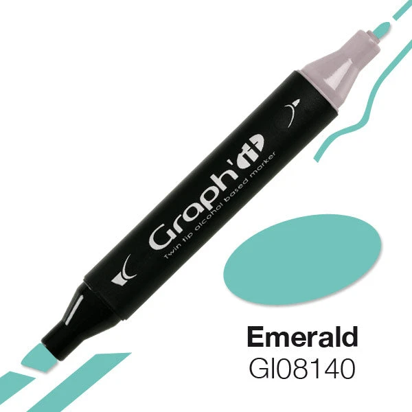 Graph It Twin Tip Marker - GREEN RANGE