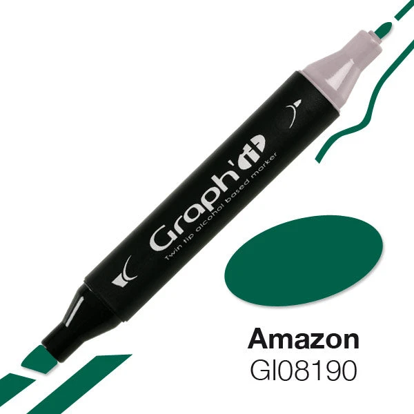 Graph It Twin Tip Marker - GREEN RANGE