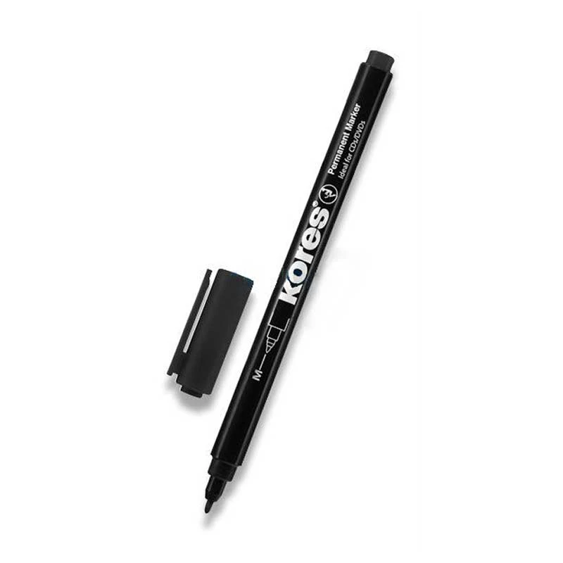 قلم تحديد دائم من Kores FineLiner - رأس متوسط