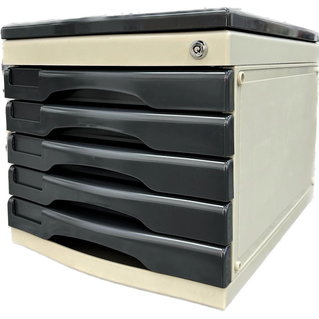 Metro 5 Drawer Document Cabinet with Lock 350x260x250 mm