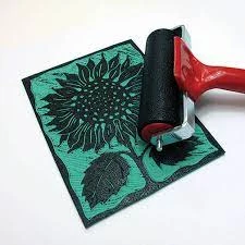 لوح مشمع من Lino Block Engraving مقاس 30 × 23 سم - عبوة من قطعة واحدة
