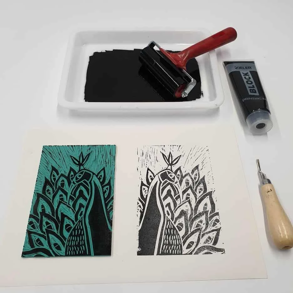 Lino Block Engraving Linoleum Sheet 30 x 23 cm - Pack of 1